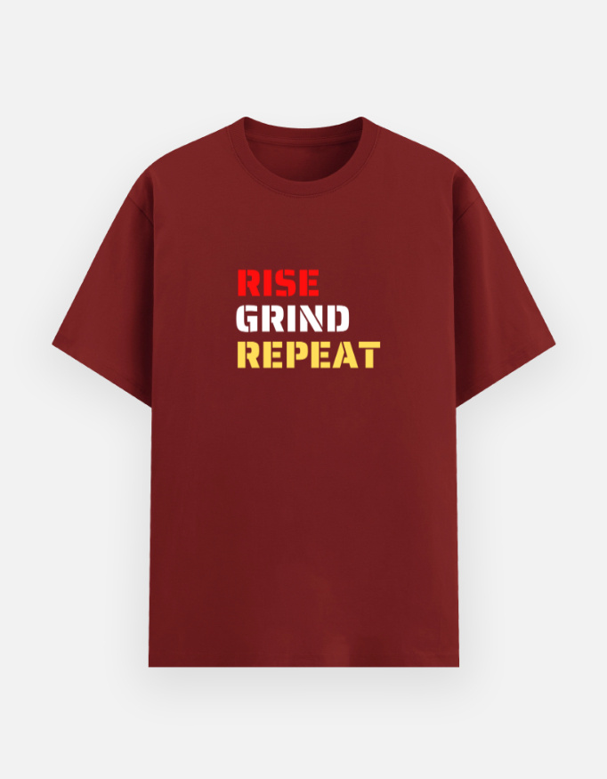 RISE GRIND REPEAT Graphic T-Shirt - Image 8