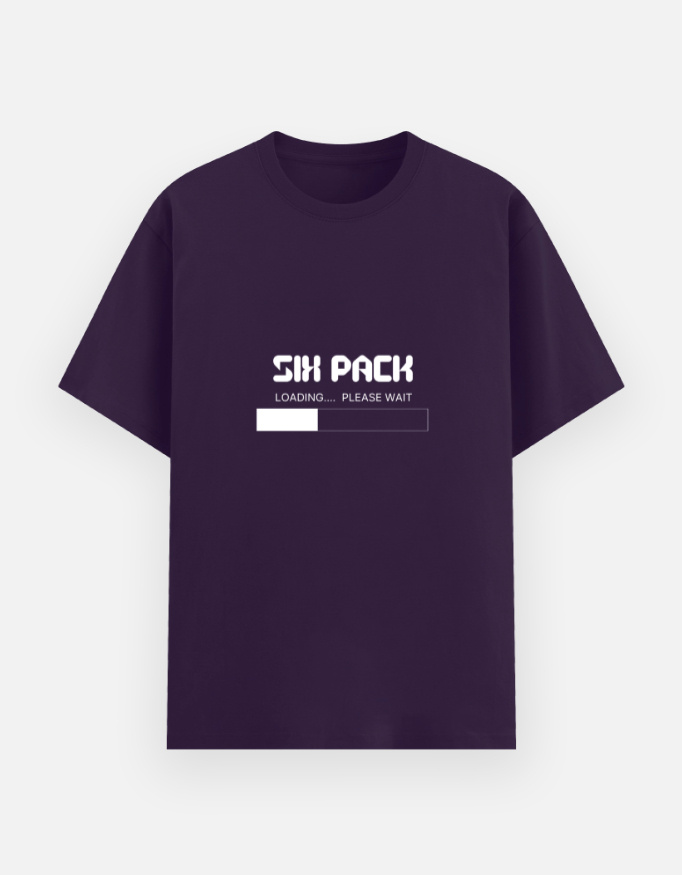 SIX PACK LOADING PLEASE WAIT Graphic T-Shirt - Image 8