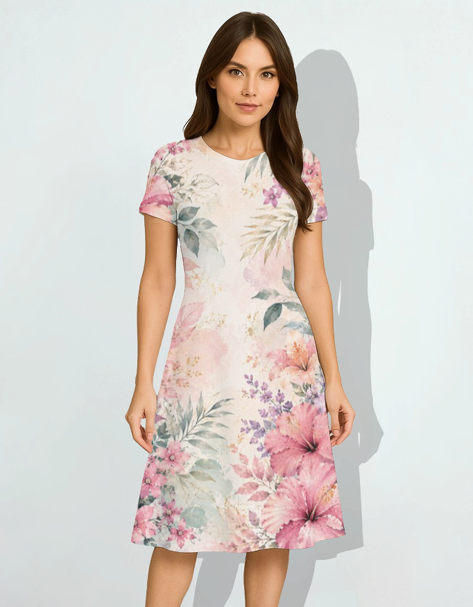 Floral A line Dress