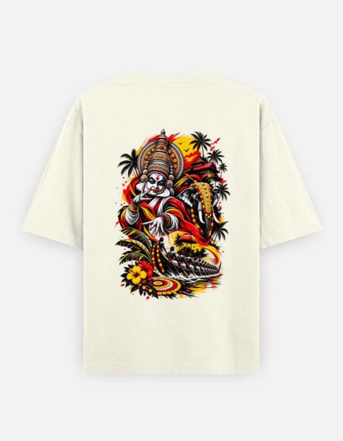 ONAM Special Oversized Classic T-Shirt (Print on Backside)