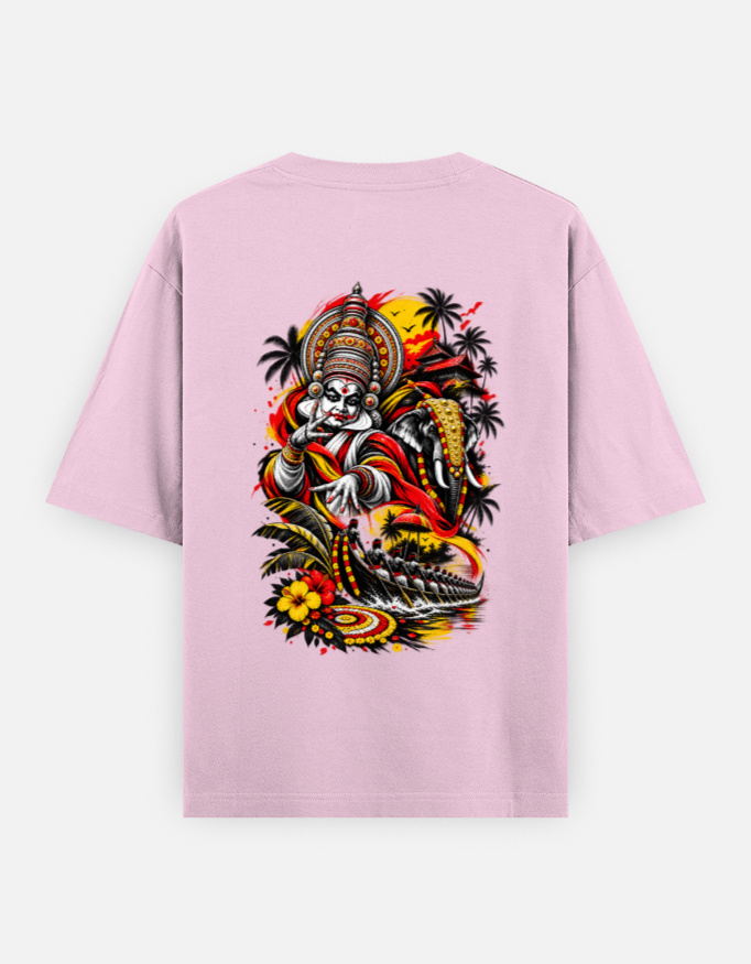 ONAM Special Oversized Classic T-Shirt (Print on Backside) - Image 10
