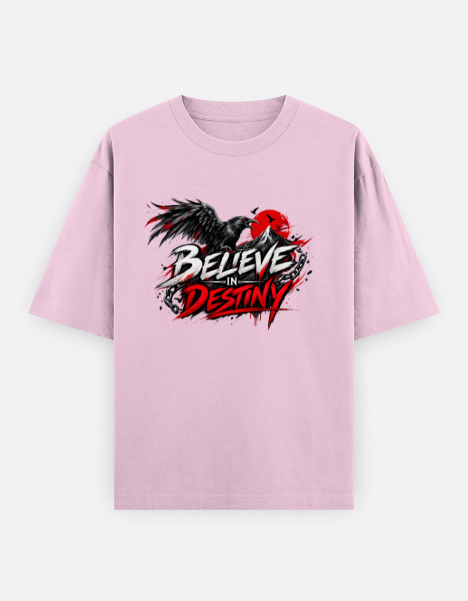 BELIEVE IN DESTINY Oversized Classic T-Shirt - Image 5
