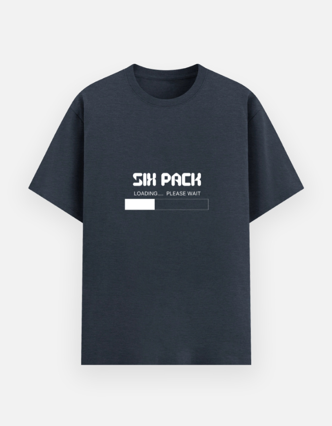 SIX PACK LOADING PLEASE WAIT Graphic T-Shirt