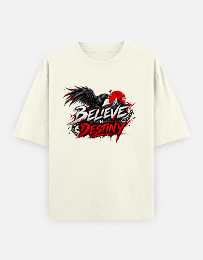 BELIEVE IN DESTINY Oversized Classic T-Shirt - Image 8