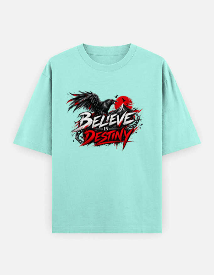 BELIEVE IN DESTINY Oversized Classic T-Shirt - Image 7