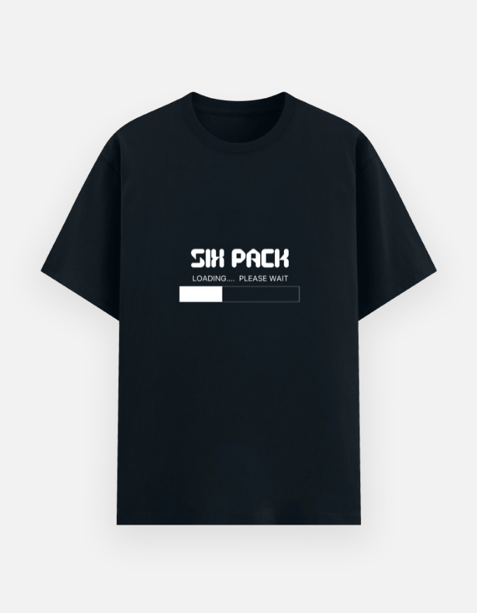 SIX PACK LOADING PLEASE WAIT Graphic T-Shirt - Image 10